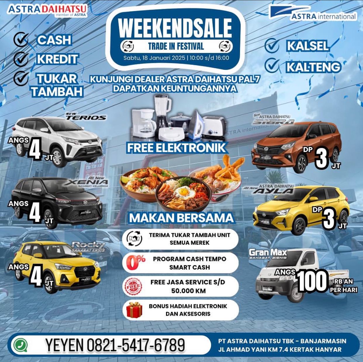 Promo Akhir Pekan Dari Astra Daihatsu Banjarmasin